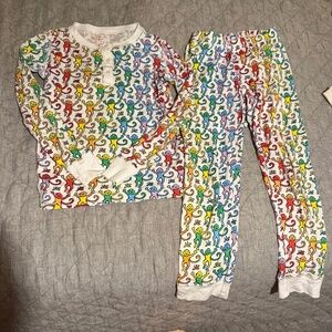 Roller Rabbit Disco Monkey Pajama Set